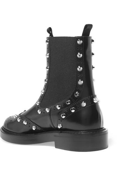 balenciaga papier chelsea ankle boots black