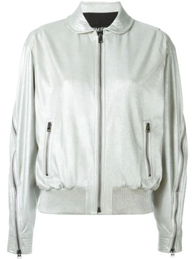 Shop Tom Ford Woman's Jacket In Silver