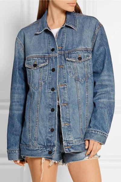 Shop Alexander Wang Daze Oversized Denim Jacket