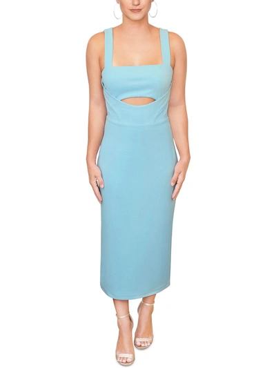 Shop Rachel Rachel Roy Womens Cutout Long Maxi Dress In Blue