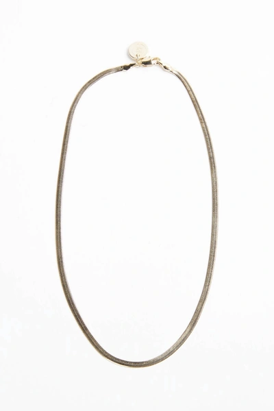 Shop Eklexic Viper Chain Necklace In Gold