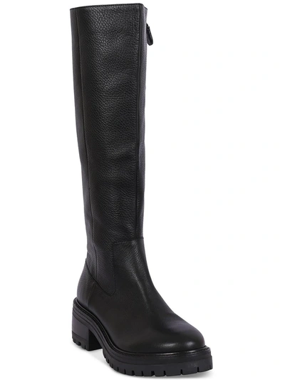 Shop Gentle Souls By Kenneth Cole Brandon Womens Suede Block Heel Knee-high Boots In Black