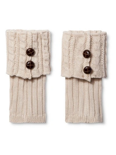 Legale Womens Cable Knit Warm Boot Toppers In Multi