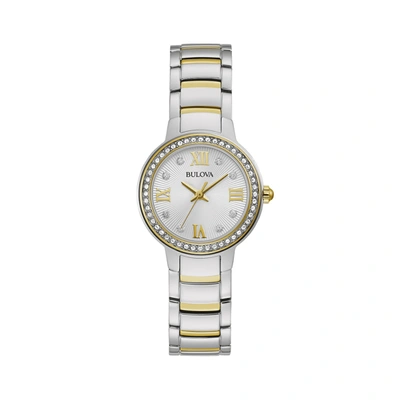 Shop Bulova Women's 28mm Quartz Watch In Silver