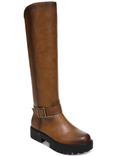 Shop Zodiac Solana Womens Zipper Knee-high Boots In Brown