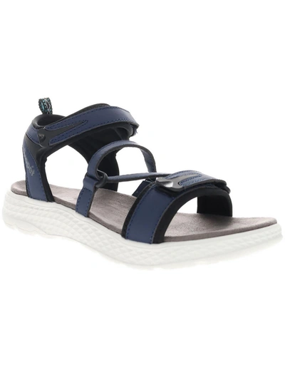 Shop Propét Travelactiv Xc Womens Strappy Adjustable Slingback Sandals In Blue