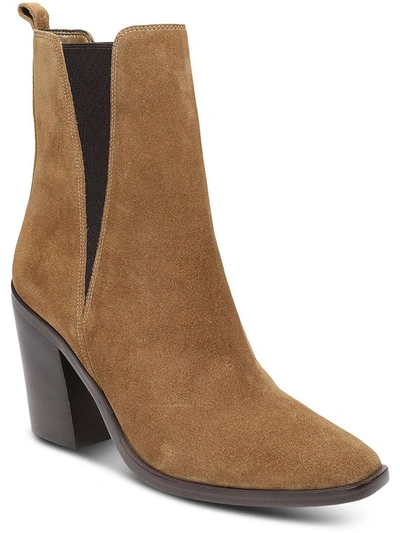 Shop Marc Fisher Ltd Kristie Womens Leather Block Heel Mid-calf Boots In Multi