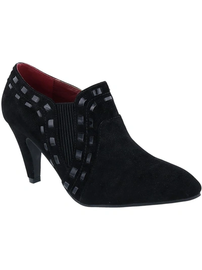 Shop Bellini Grappa Womens Faux Leather Cone Heel Mules In Black