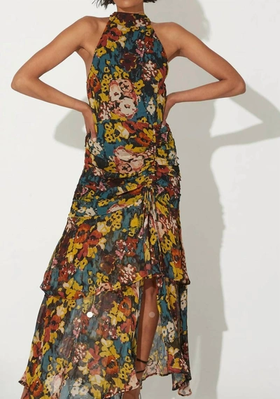 Shop Cleobella Gianna Midi Dress In Monet In Multi