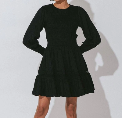 Shop Cleobella Daniella Mini Dress In Black