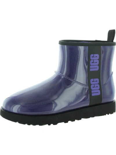 Shop Ugg Classic Clear Mini Womens Waterproof Cold Weather Winter Boots In Purple