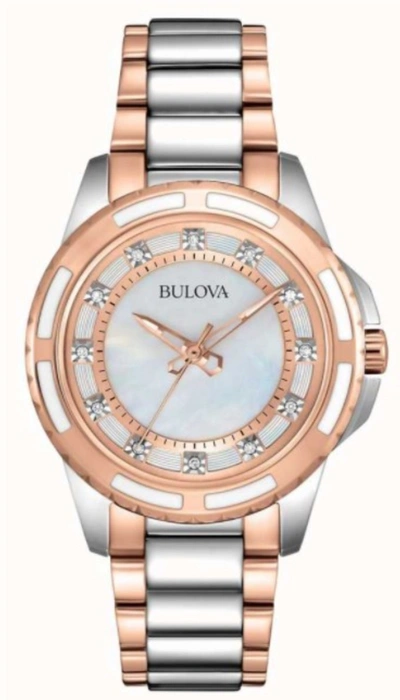 Shop Bulova Women's 32mm Quartz Watch In Gold