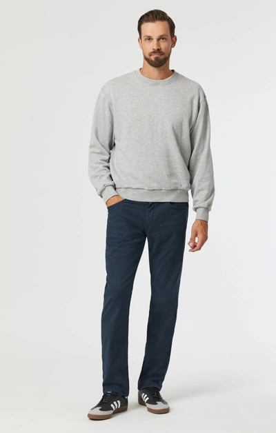 Mavi Marcus Slim Straight Leg In Dark Navy Luxe Twill In Dark Blue