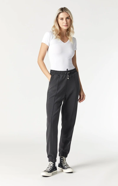 Mavi Slim Straight Sweatpant In Black In Black