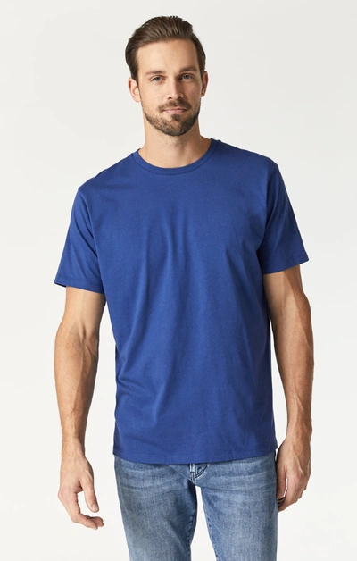 Shop Mavi Crew Neck T-shirt In Twilight Blue