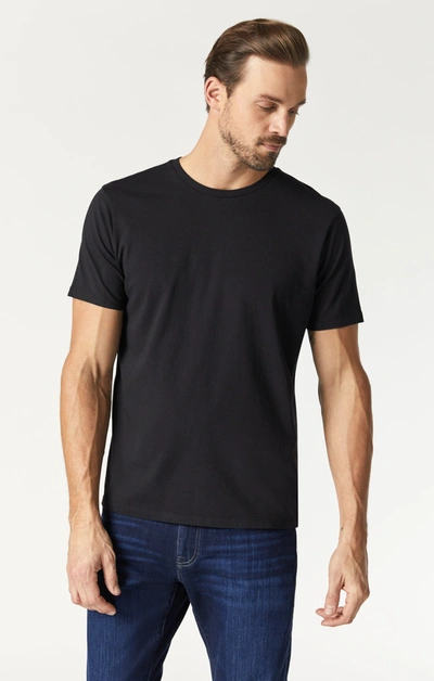 Shop Mavi Basic Crew Neck T-shirt In Black