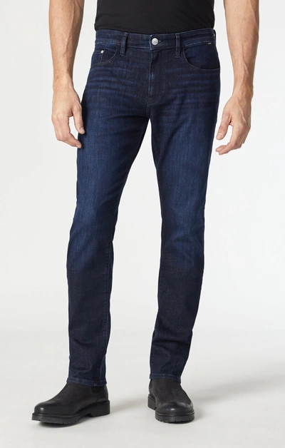 Mavi Jake Slim Leg In Midnight Sky Feather Blue In Dark Blue
