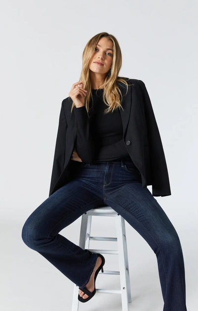 Mavi Molly Mid Rise Bootcut In Dark Blue