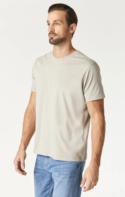 Shop Mavi Natural Dyed T-shirt In Silver Lining In Beige