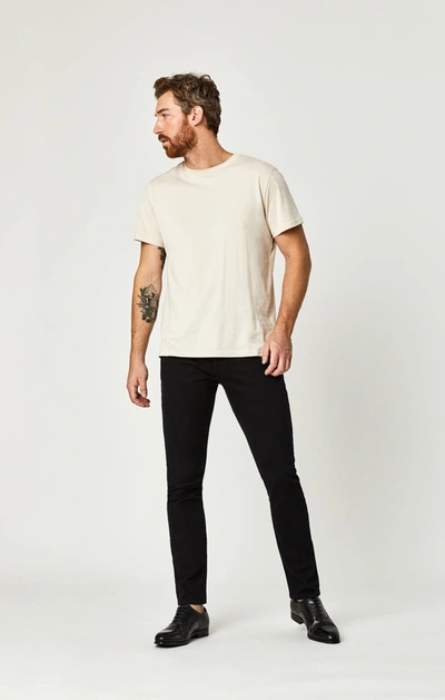 Shop Mavi Jake Slim Leg In Black
