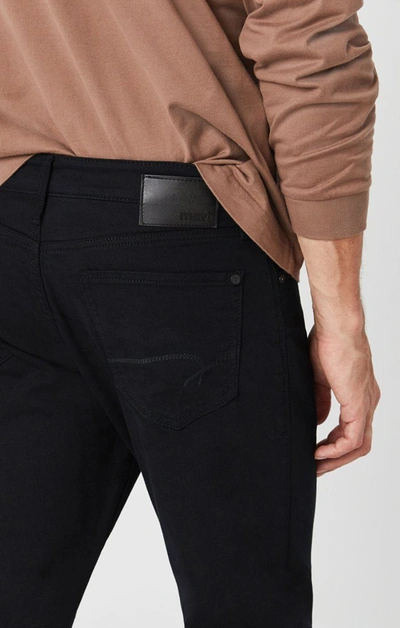 Mavi Matt Relaxed Straight Leg In Black