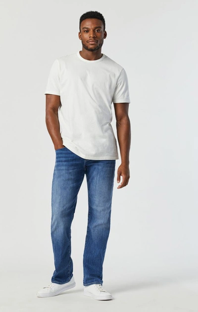 Shop Mavi Marcus Slim Straight Leg Jeans In Medium Blue