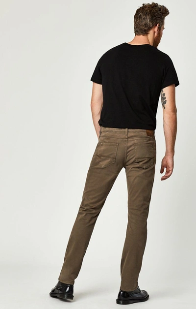 Shop Mavi Zach Straight Leg In Brown