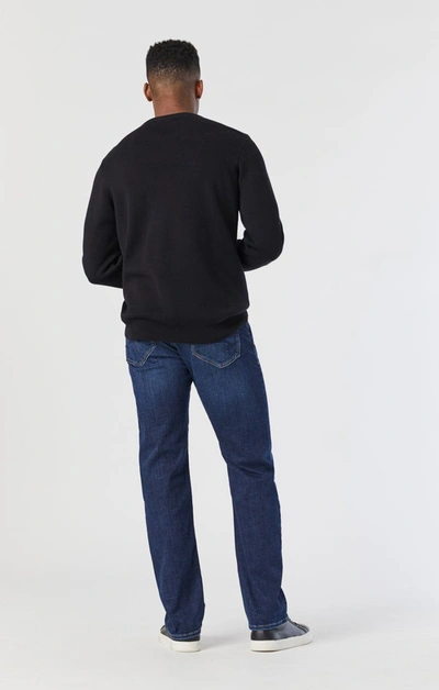 Mavi Marcus Slim Straight Leg Jeans In Deep Organic Move In Dark Blue