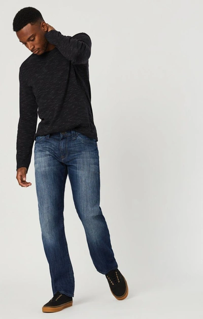 Mavi Zach Straight Leg In Dark Maui In Dark Blue