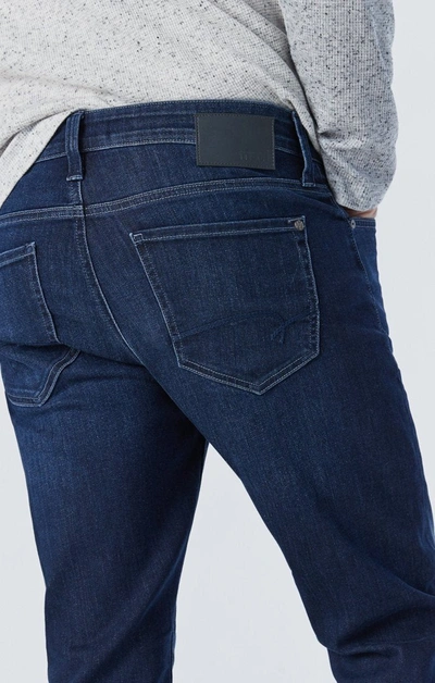Mavi Marcus Slim Straight Leg In Dark Williamsburg In Dark Blue