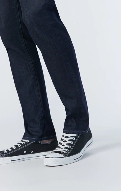 Mavi Marcus Slim Straight Leg In Rinse Williamsburg In Dark Blue