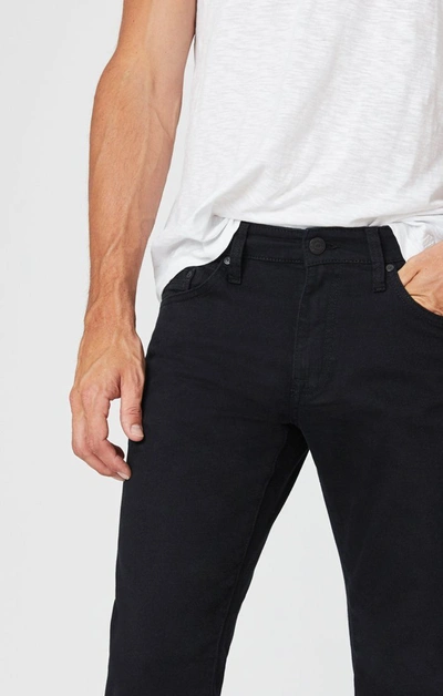Mavi Zach Straight Leg In Black