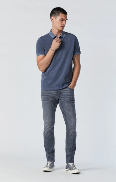 Shop Mavi Jake Slim Leg Jeans In Mid Grey  Williamsburg