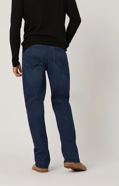 Mavi Zach Straight Leg In Dark Maui In Dark Blue