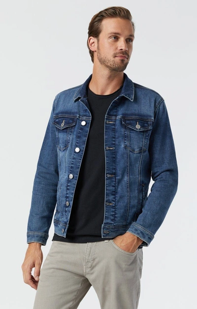 Mavi Frank Jacket In Dark Foggy Feather Blue In Dark Blue