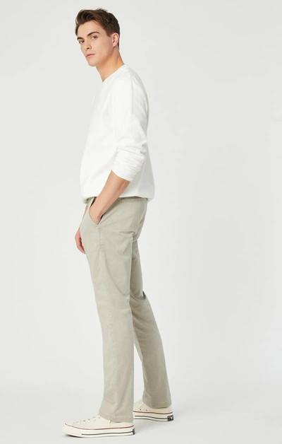 Shop Mavi Johnny Slim Leg Chino In Grey