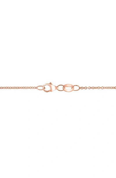 Effy 14k Rose Gold Ruby & Diamond Key Pendant Necklace In Red