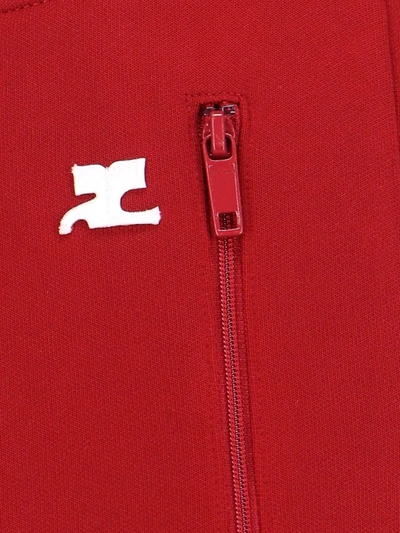 Shop Courrèges Trousers In Red