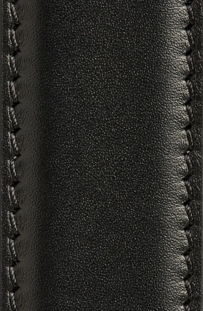 Khaite Lucca Leather Belt In Black