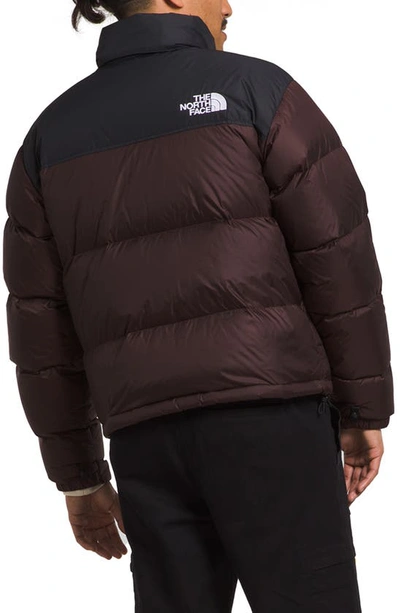 Shop The North Face Nuptse® 1996 Packable Quilted Down Jacket In Coal Brown/ Tnf Black