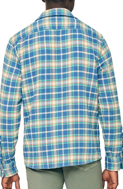 Shop Faherty The Surf Flannel Button-up Shirt In Landing Point Plaid