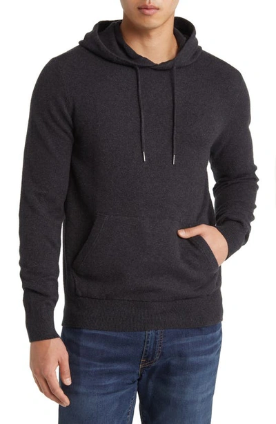 Shop Faherty Jackson Hole Sweater Hoodie In Ash Heather