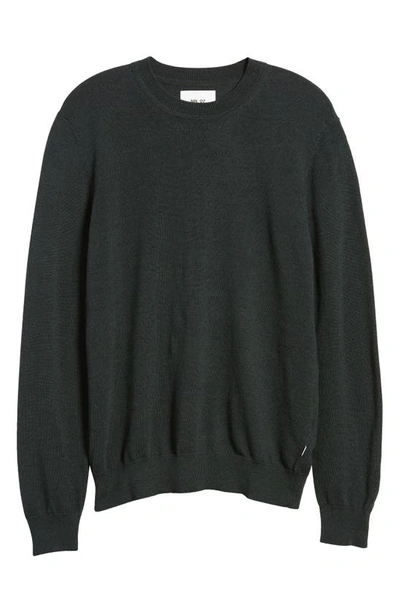 Nn07 Ted 6605 Wool Sweater In Dark Army