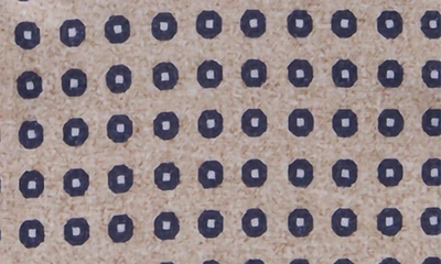 Shop Emanuel Berg 4flex Slim Fit Medallion Print Knit Button-up Shirt In Medium Beige