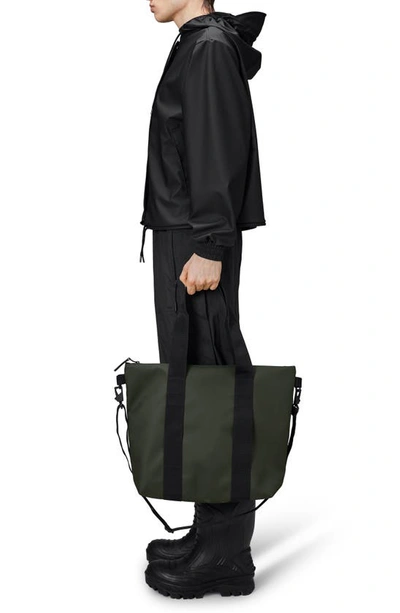 Rains Waterproof Tote Bag In Green