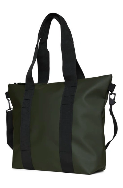 Shop Rains Waterproof Tote Bag In Green