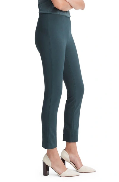 Shop Vince Straight Leg Ankle Pants In Deep Hunter