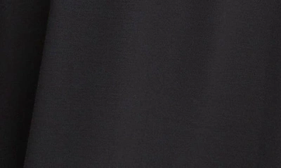 Vince Elbow-sleeve Turtleneck Midi Dress In Black