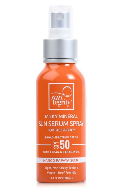Shop Suntegrity Milky Mineral Sun Serum Spray Broad Spectrum Spf 50, 3.4 oz