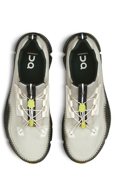 On Cloudaway Running Shoes In Ivory/ Lead